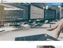 Tablet Screenshot of answergroup.net